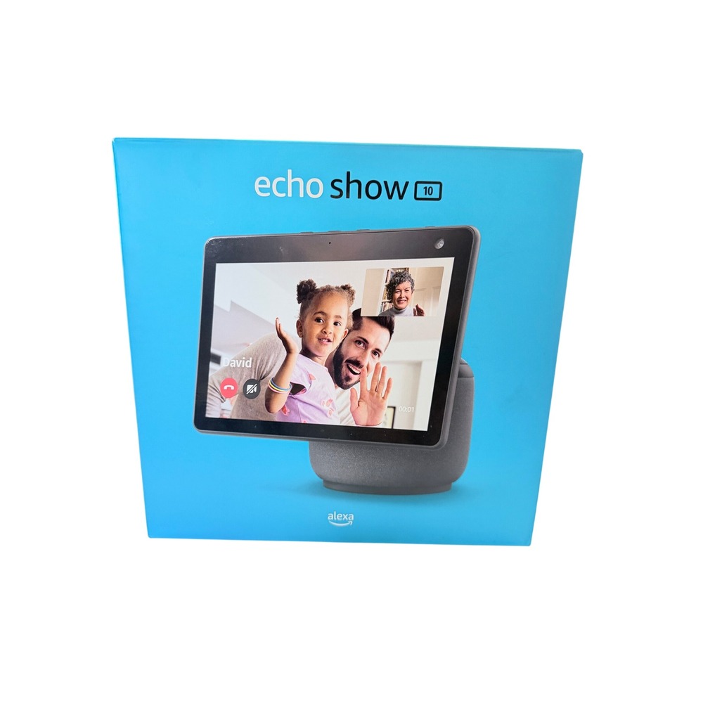 Amazon Echo Show 10 3rd Gen Smart Display Charcoal HD Screen Alexa Zigbee Hub